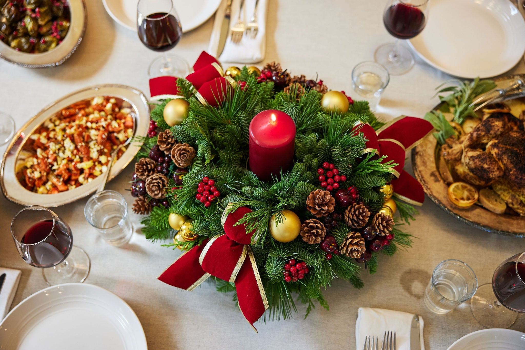 Holiday and Candle Centerpieces for Your Table | Lynch Creek Farm Holiday and Candle Centerpieces for Your Table | Lynch Creek Farm