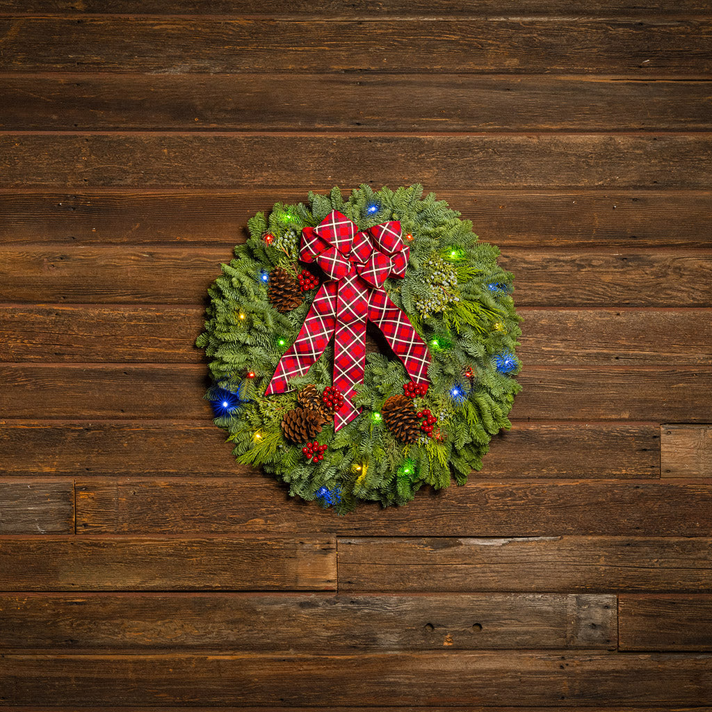 Family Traditions with Rustic Hanger and White Lights