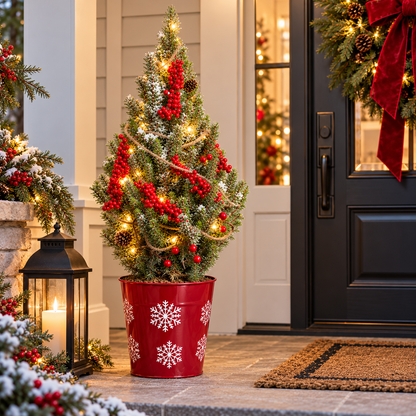 Dancing Snowflakes Living Tree One Gallon