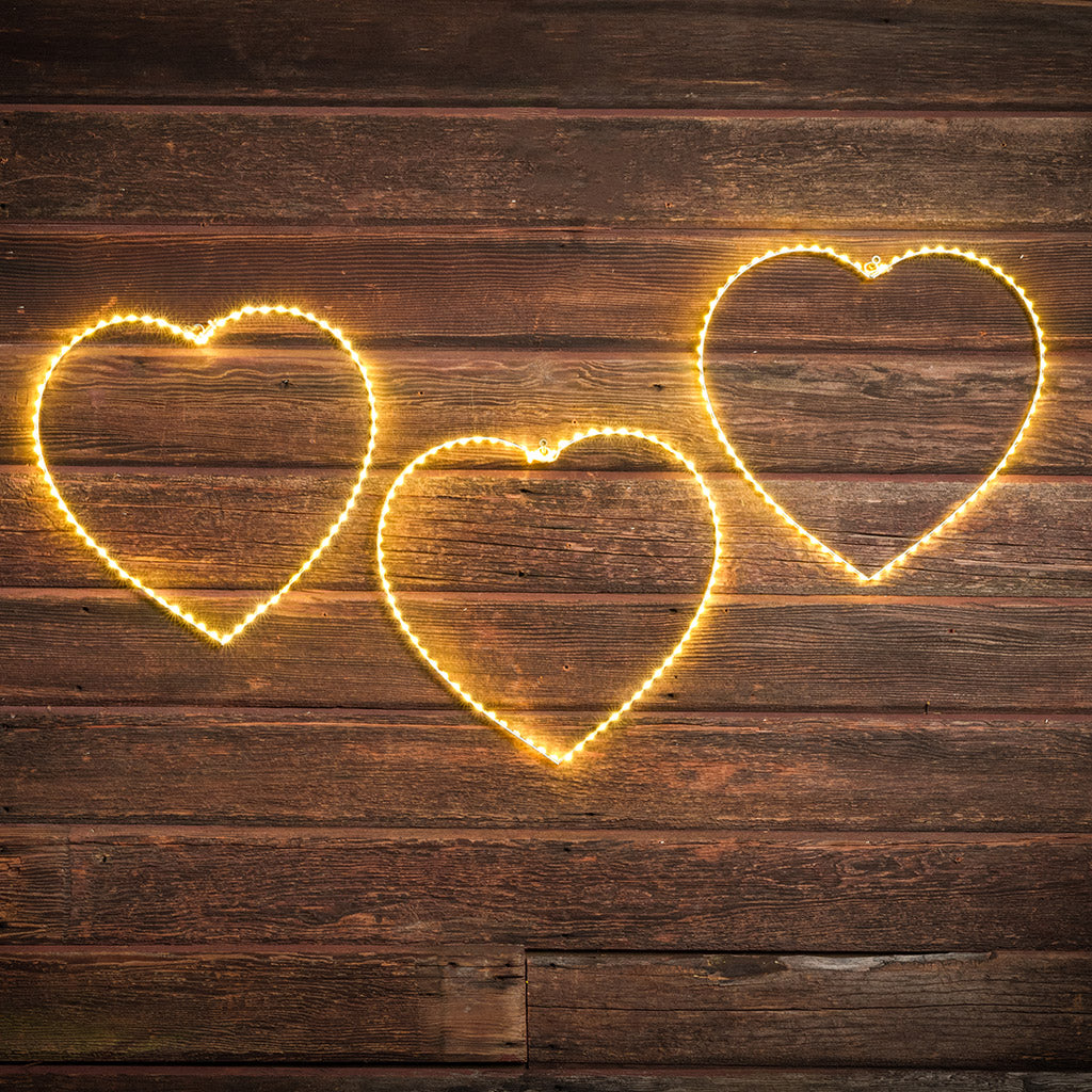 Heart Led Custom Heart Shaped Led Lights Valentine Heart Sign LED Light – Ink N Ivory