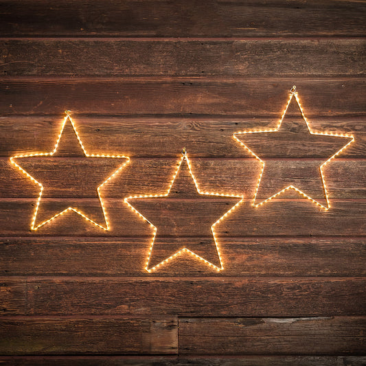 LED Star Lights - Set of 3