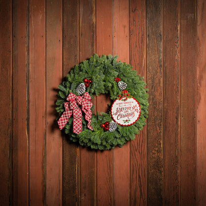 Fresh Chirstmas Wreath