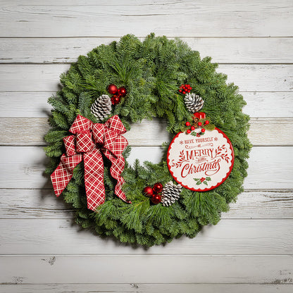 Fresh Chirstmas Wreath