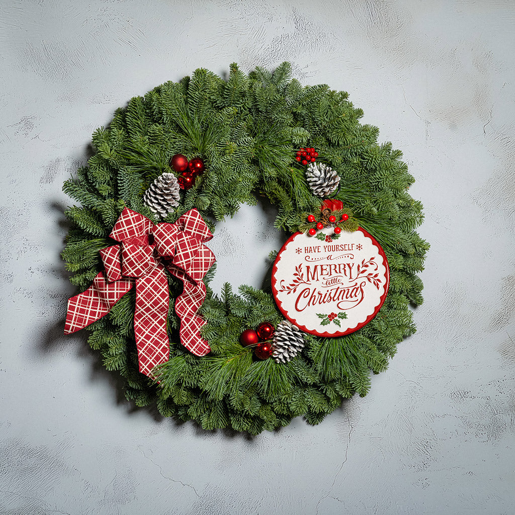 Fresh Chirstmas Wreath