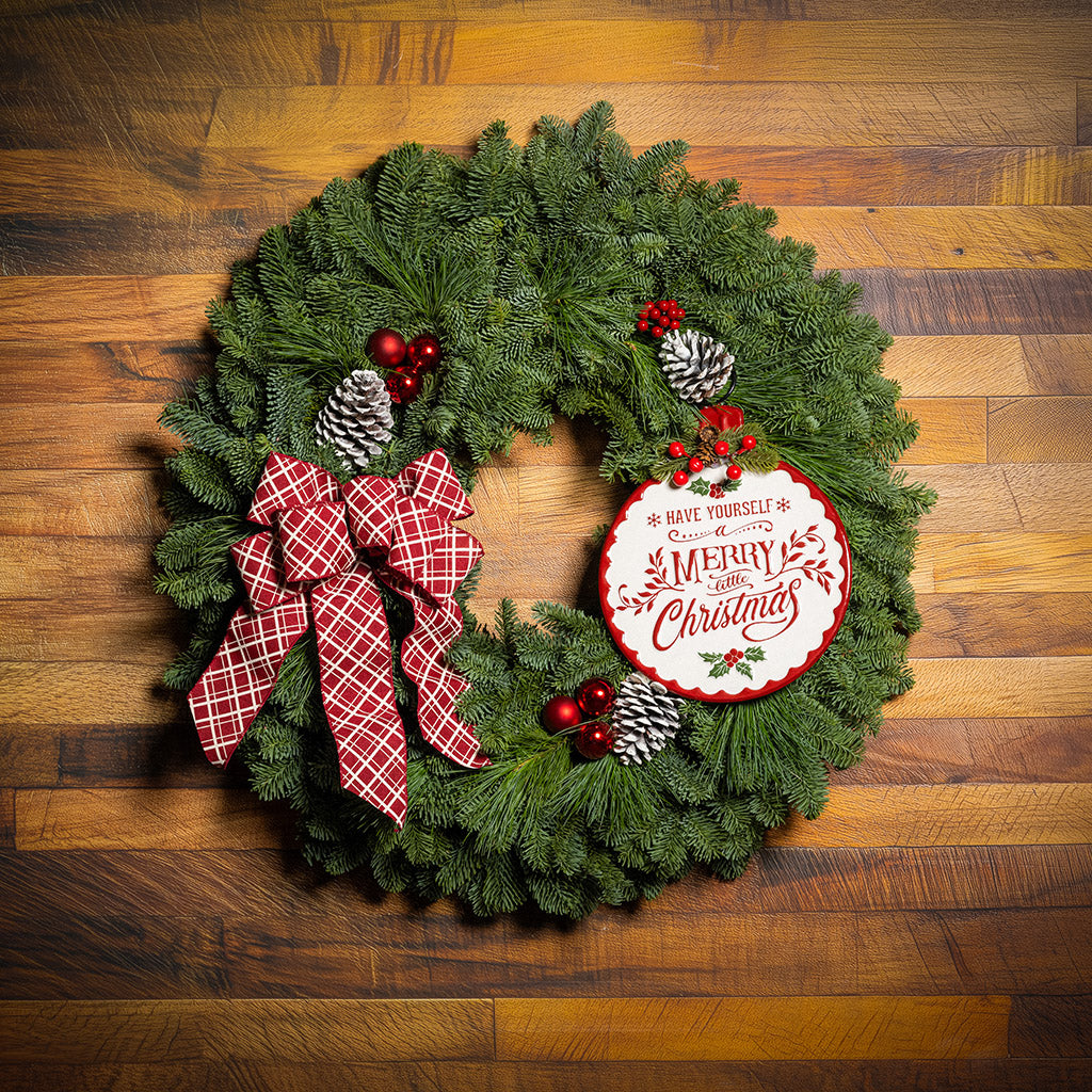 Fresh Chirstmas Wreath