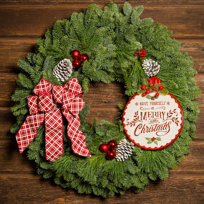 Fresh Chirstmas Wreath