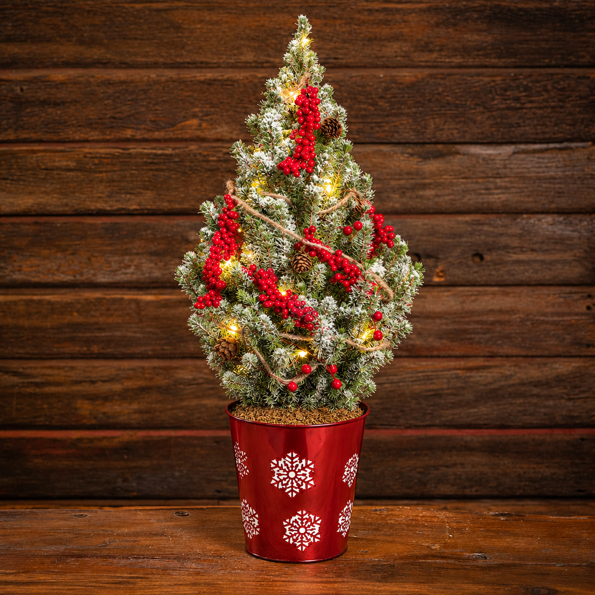 Dancing Snowflakes Living Tree One Gallon