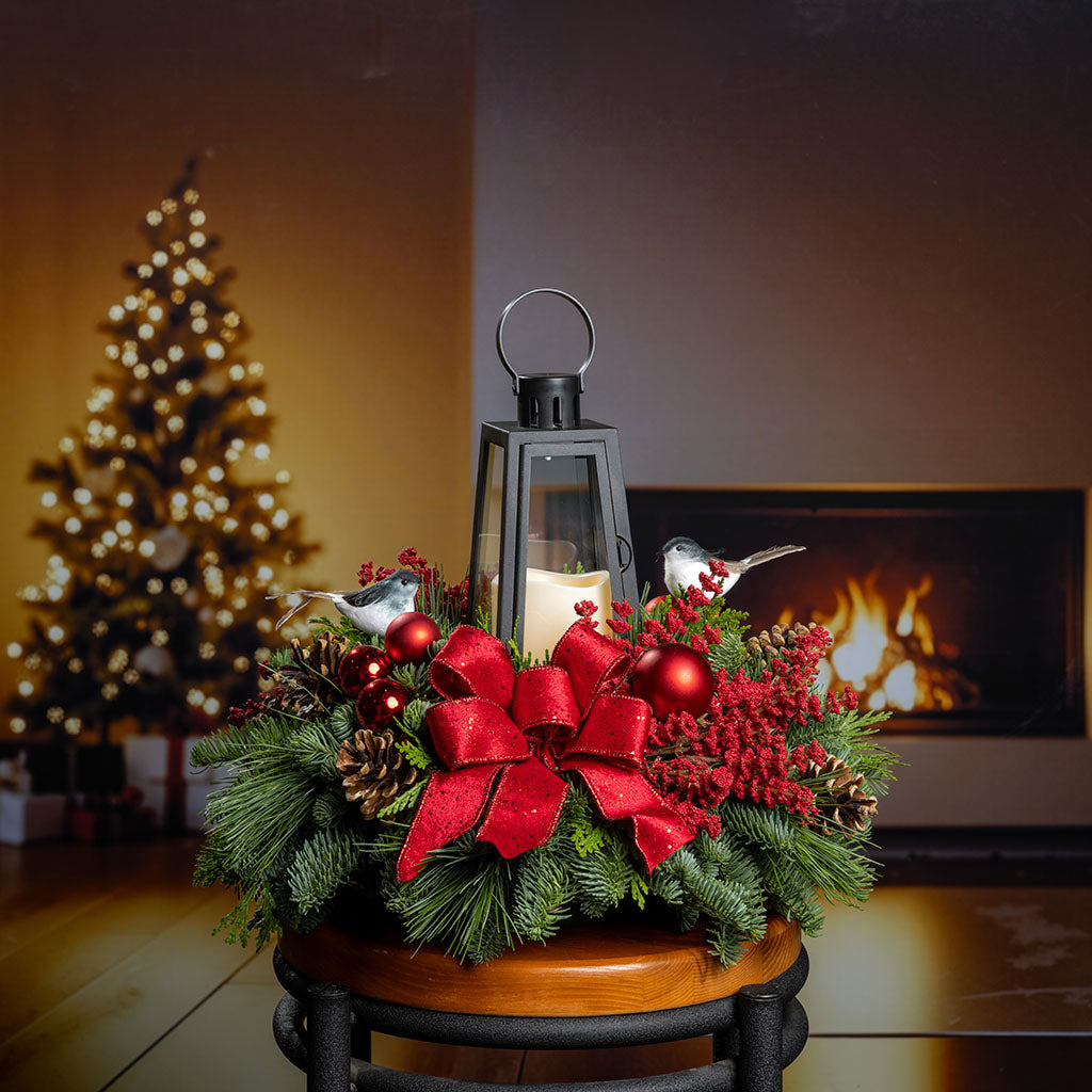 Holiday Centerpiece クリスマス装飾 Stay Awhile – Lynch Creek Farm