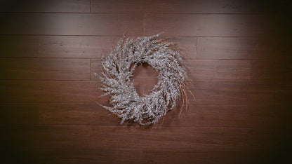 Iced Winter Wreath