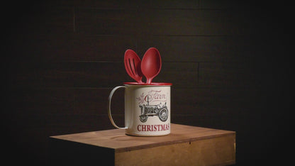 Oversized Farm Christmas Mug Container