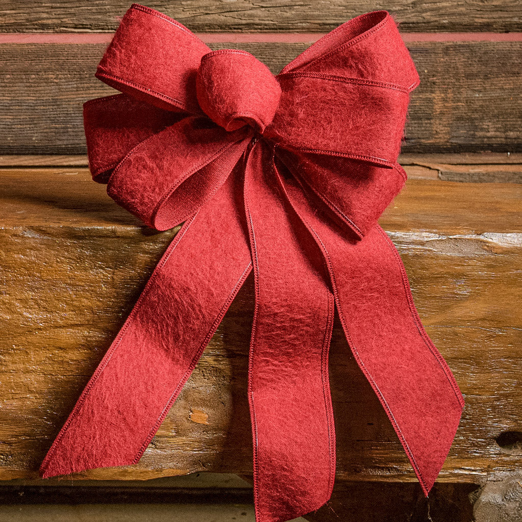 6 Bright Holiday Red Christmas Bows – Lynch Creek Farm
